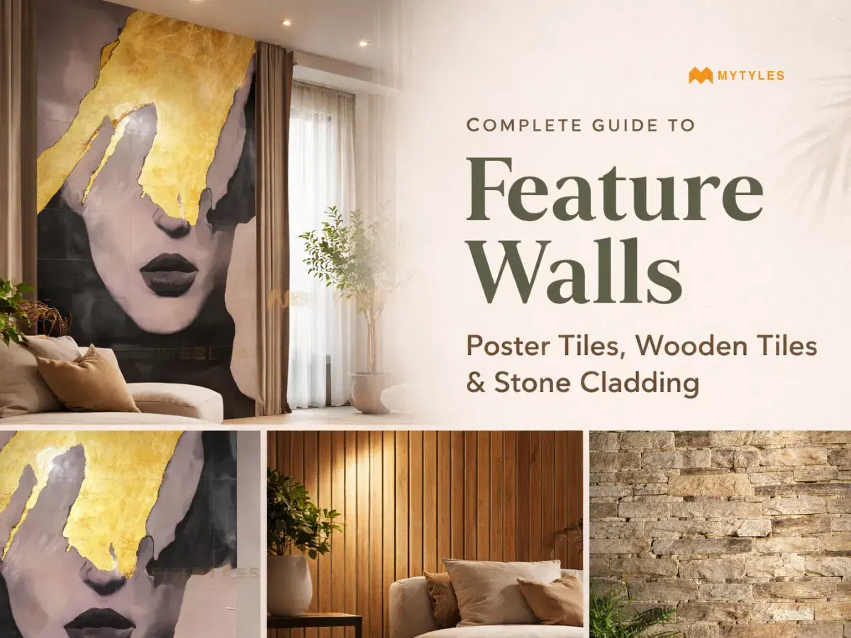 Complete Guide to Feature Walls: Poster Tiles, Wooden Tiles & Stone Cladding