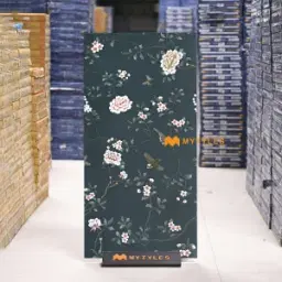 Green Tropical Tile Code38312HL2