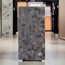 Black Vitrified Tile Code37007