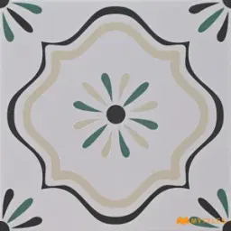 White Moroccan Tile Code39164