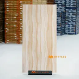 Wavy Beige Glazed Vitrified Tile Code40361