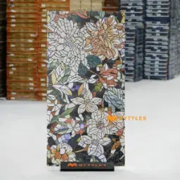Black Tesserae Tropical Wall Tile Code38926