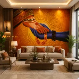 Shiv Parvati Charan Sparsh Tile Code39475