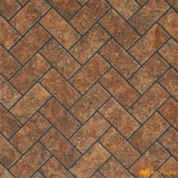 Brown Brick Weave Digital Parking Tile Code39131