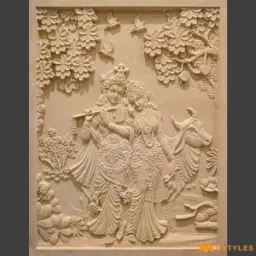 Radha Krishna Mural Code35791