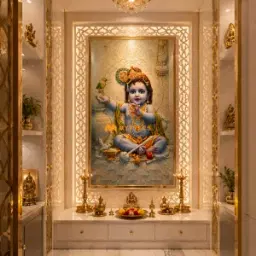 Little Krishna Poster Tile Code38289
