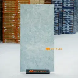 Coastal Blue Vitrified Marble Tile Code38076