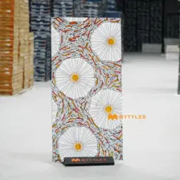 White Abstract Tile Code38920