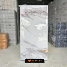 Ethereal White Bronze Marble Tile Code40369