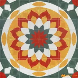 Hridayam Kamalam Athangudi Tile Code40776