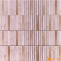 Rosewood Pink Fluted Wall Tile Code40037
