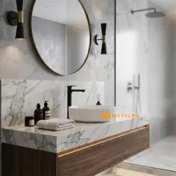 Strata Ribbed White Basin Code38857