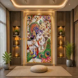 Radhe Krishna Poster Tile Code38301