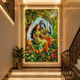 Radha Krishna Tile Code32591