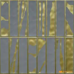 Grey and Gold Subway Tile Code28889