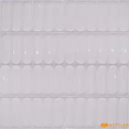 Heron White Capsule Glossy Ceramic Wall Tile Code40022