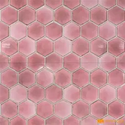 Pink Geometric Tile Code35837