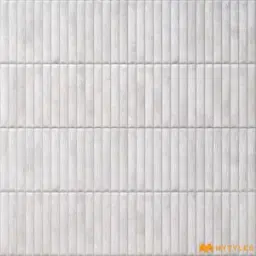 White Fluted Tile Code35866