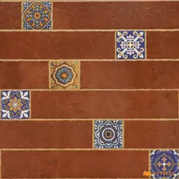 Red Wooden Tile Code37958