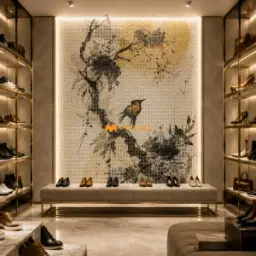 Nature Bird Art Tile Code33714