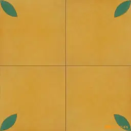 Yellow Athangudi Tile Code36287