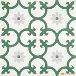 Green Moroccan Tile Code31299