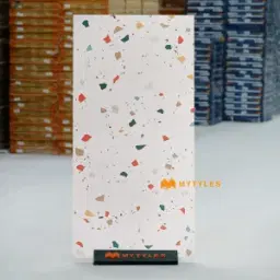 Blanch White Terrazzo Tile Code38038