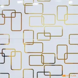 White and Gold Highlighter Tile Code31255