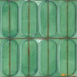 Green Textured Tile Code31437