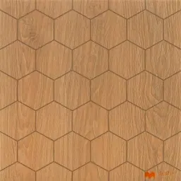 Brown Geometric Tile Code36652