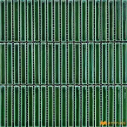 Botanical Green Kit Kat Mosaic Tile Code39662 