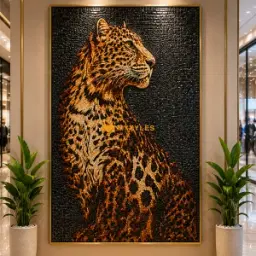 Leopard Poster Tile Code37693