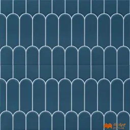 Blue Geometric Tile Code37849