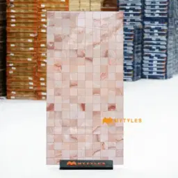 Pink Square Mosaic Tile Code40630