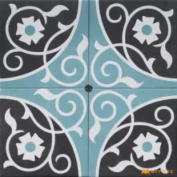 Blue Moroccan Tile Code38664HL2