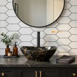 Black Wash Basin Code31898