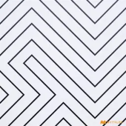 White and Black Moroccan Tile Code31322