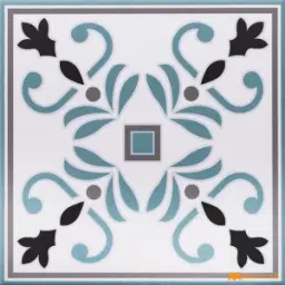 White Moroccan Tile Code38585