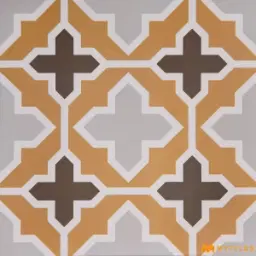 Starburst Grey Moroccan Tile Code41237