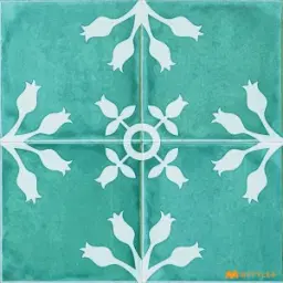 Green Moroccan Tile Code31318HL1