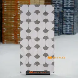 Palazzo Grey Geometric Inlay Tile Code40627