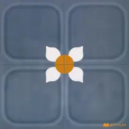 Blue Athangudi Tile Code37978