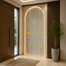 Silver Mirror Art Wall Tile Code31933