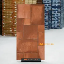 Terracotta French Pattern Modular Rustic Tile Code40128