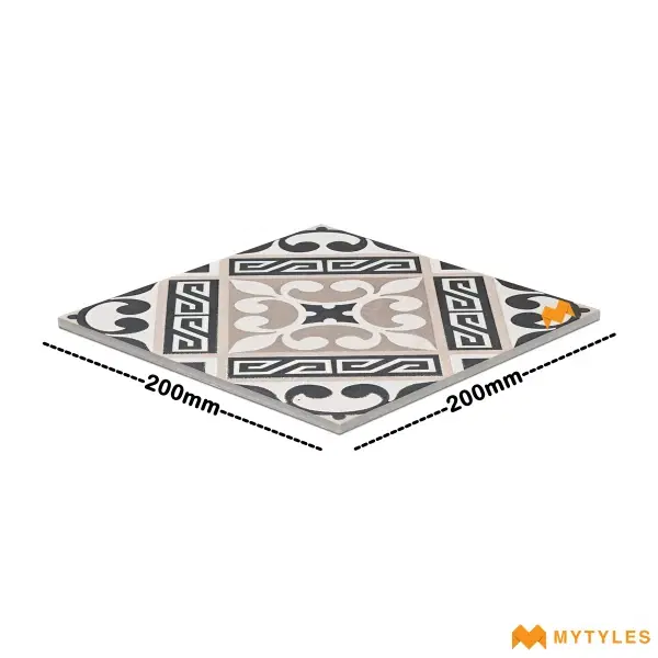 Buy 8x8 Inch Moroccan Tile Code38663HL2 Online| Mytyles