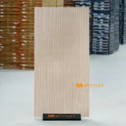 Ribbed Cream Textured Wall Tile Code38958