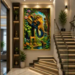 Elephant Poster Tile Code32854