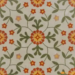 Green and Red Moroccan Tile Code35001A