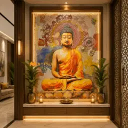 Buddha Poster Tile Code34972