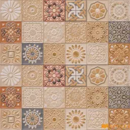 Azulejo Style Beige Sugar Ceramic Wall Tile Code40021HL-1